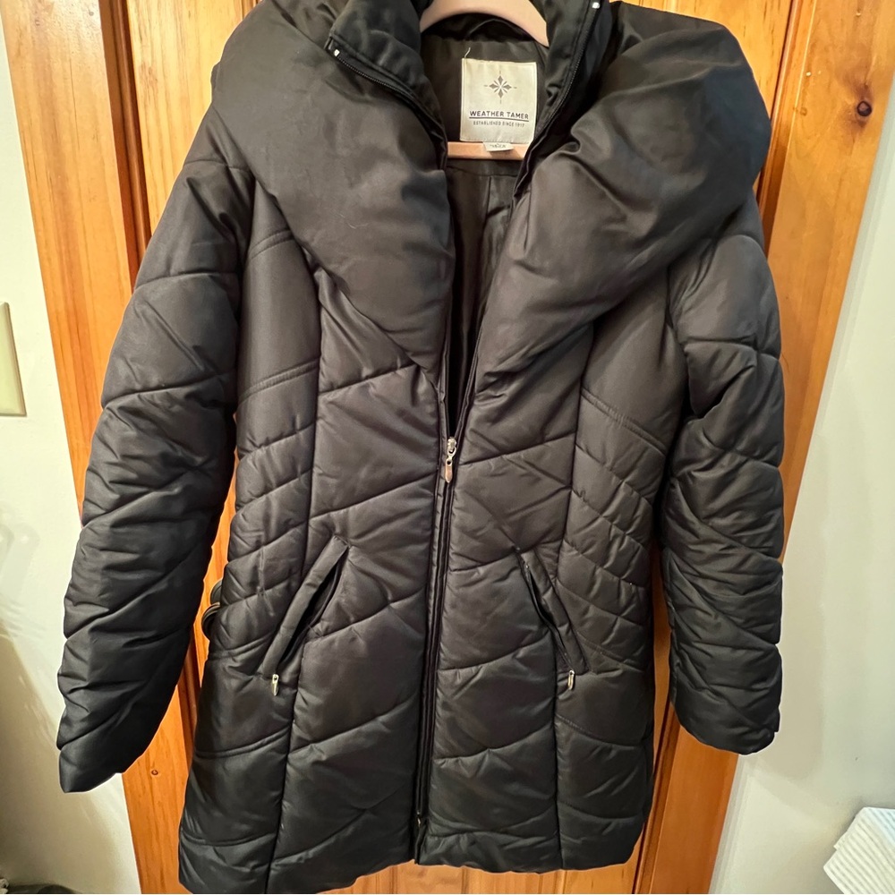 Weather Tamer Women's black Quilted Puffer Coat